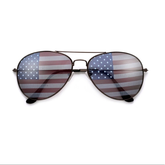 Other - ♥️NEW Aviator American Flag Sunglasses